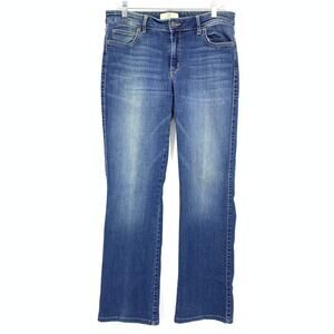 CJ By Cookie Johnson Straight Leg Jeans Womens Size 30 Medium Wash Denim Stretch